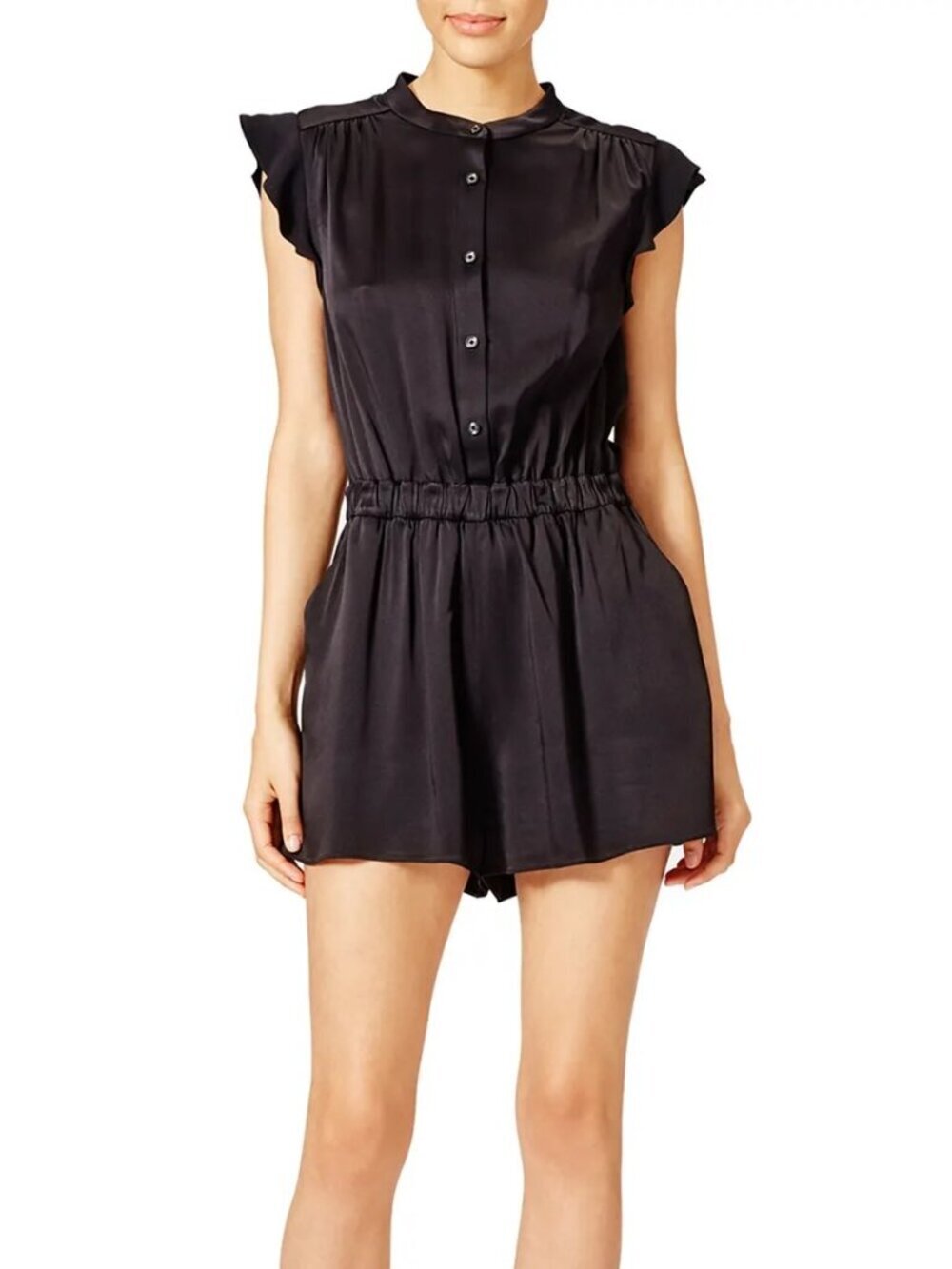 Kate Spade romper black 6 crepe